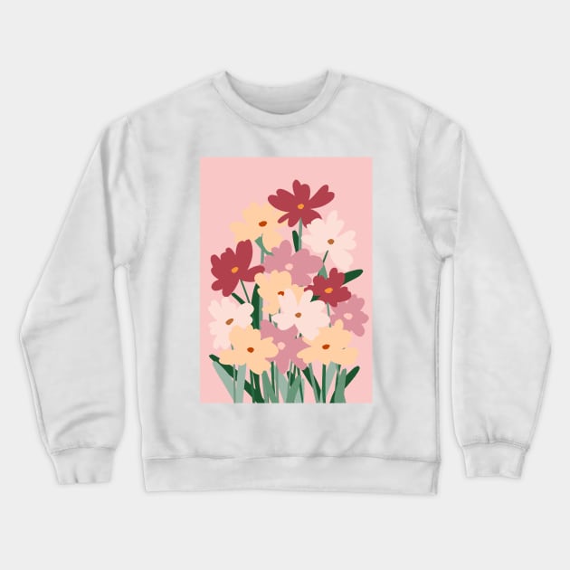 Flower Market 1 Crewneck Sweatshirt by gusstvaraonica